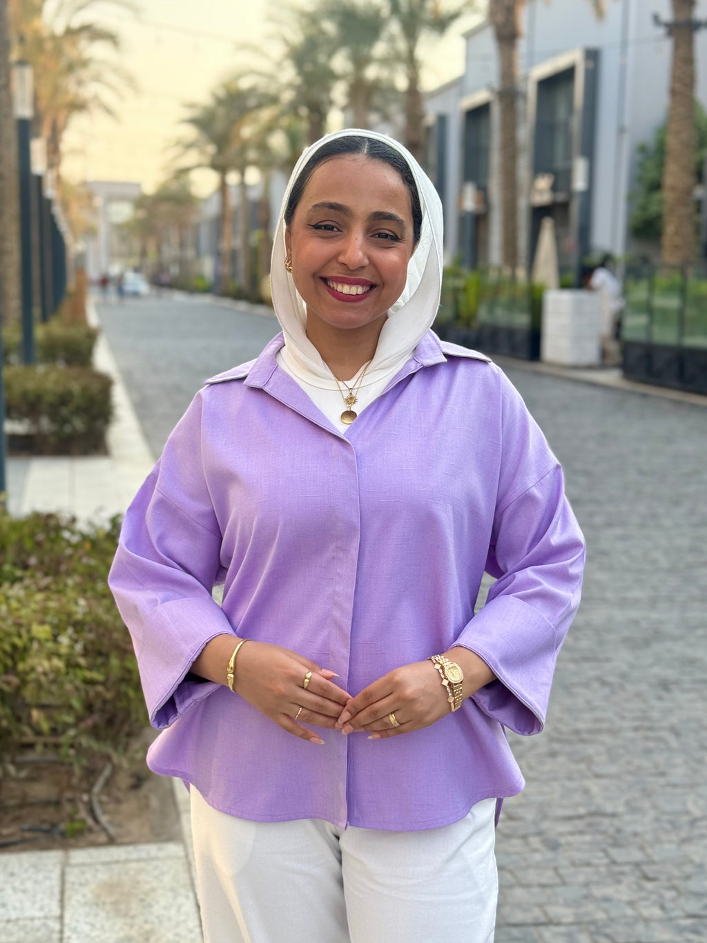 Lilac Oversized Shirt
