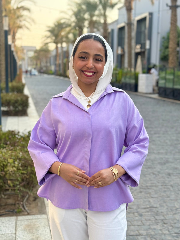 Lilac Oversized Shirt
