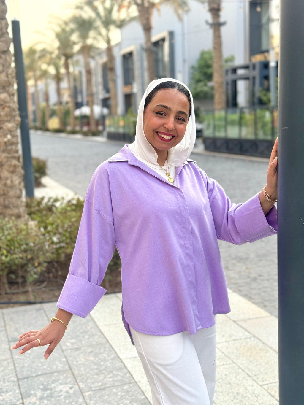 Lilac Oversized Shirt