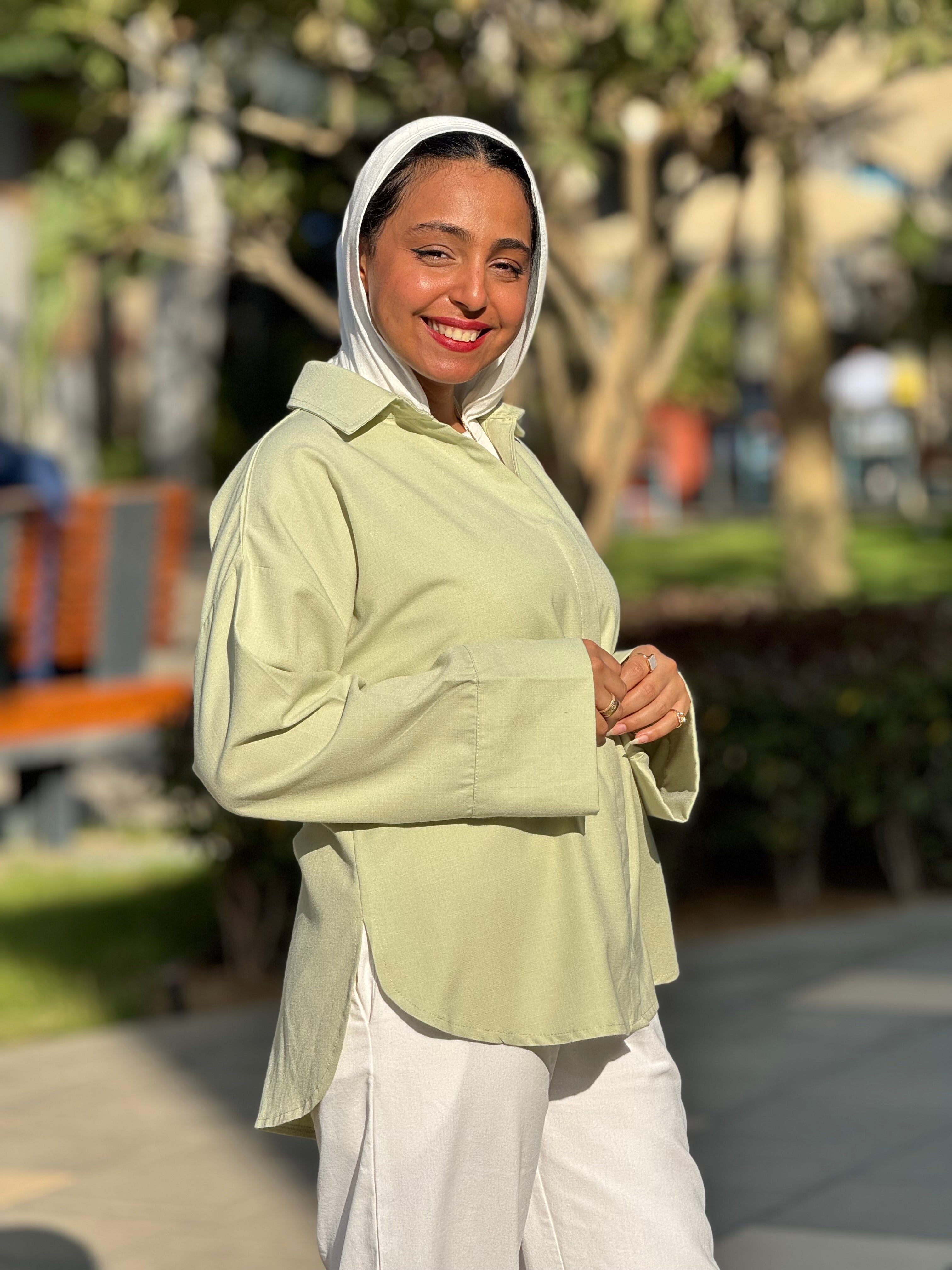 Sage Oversized Shirt