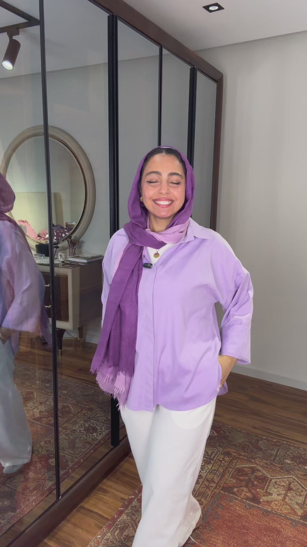 Lilac Oversized Shirt